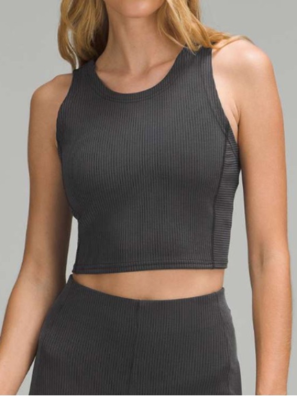 Lululemon Ribbed Softstreme Cropped Tank Top